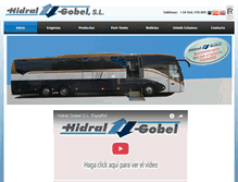 Tablet Screenshot of hidralgobel.com